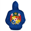 Tonga Coat Of Arms Hoodie - Warrior Style 01 J9-Apparel-Phaethon-Hoodie-S-Vibe Cosy™