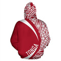 Tonga Coat Of Arm Polynesian Hoodie - Circle Style Red-Apparel-Phaethon-Hoodie-S-Vibe Cosy™