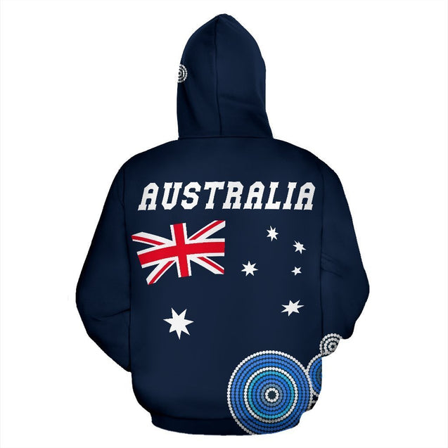 I Don't Need Therapy - Australia Allover Zip-up Hoodie-NNK1807-Apparel-PL8386-Hoodie-S-Vibe Cosy™