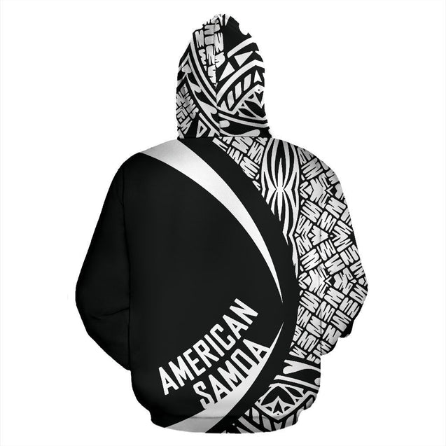 American Samoa Polynesian Hoodie - Circle PL-Apparel-PL8386-Hoodie-S-Vibe Cosy™