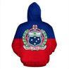 American Samoa Flag Polynesian Hoodie - Circle PL-Apparel-PL8386-Hoodie-S-Vibe Cosy™