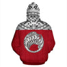 Scorpio Zodiac - Poly All Over Hoodie Red Version NTH140841-Apparel-NTH-Hoodie-S-Vibe Cosy™