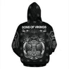 Viking Hoodie - Son Of Viking Black-Apparel-HP Arts-Hoodie-S-Vibe Cosy™