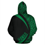 Kanaka Polynesian Tribal Hoodie - Circle Style Green Color - AH-ALL OVER PRINT HOODIES (P)-Phaethon-Hoodie-S-Vibe Cosy™