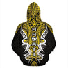 Hawaii Turtle Tribal Yellow Hoodie - Armor Style - AH J9-ALL OVER PRINT HOODIES (P)-Phaethon-Hoodie-S-Vibe Cosy™