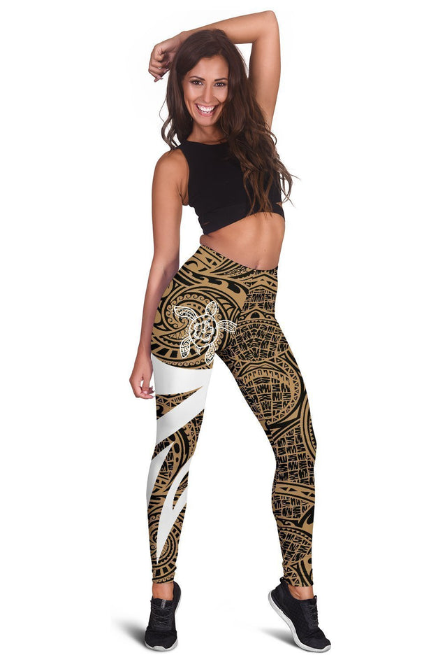 Hawaii Turtle Leggings - Warrior Style J9-LEGGINGS-Phaethon-Women's Leggings-S-Vibe Cosy™