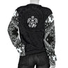 Guam Women's Sweater - Polynesian Turtle - BN09-SWEATERS-HP Arts-Guam-XS-Black-Vibe Cosy™