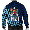 Fiji Polynesian Men Bomber Jacket Coat Of Arms-Khanh Arts-Men's Bomber Jacket-S-Vibe Cosy™