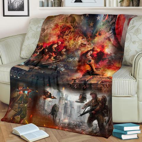 US Army 3D All Over Printed Blanket