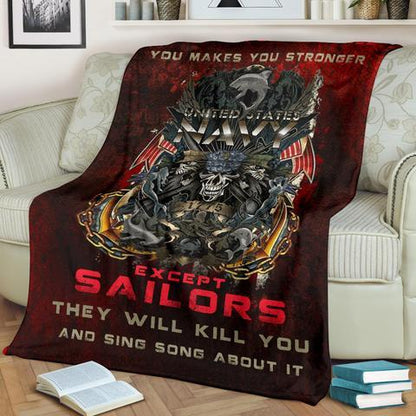US Navy 3D All Over Printed Blanket
