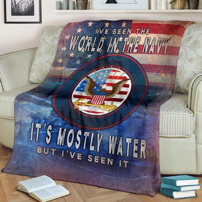 US Navy 3D All Over Printed Blanket