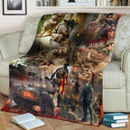 US Army 3D All Over Printed Blanket
