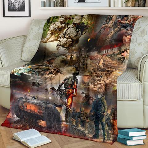 US Army 3D All Over Printed Blanket