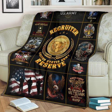 US Army 3D All Over Printed Blanket