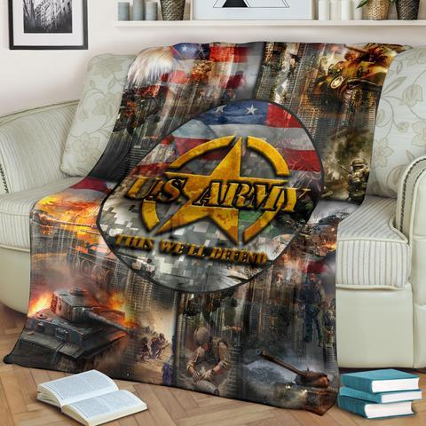 US Army 3D All Over Printed Blanket