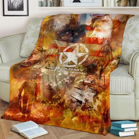 US Army 3D All Over Printed Blanket