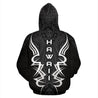 Hawaii Turtle Tribal Gray Hoodie - Armor Style - AH J9-ALL OVER PRINT HOODIES (P)-Phaethon-Hoodie-S-Vibe Cosy™