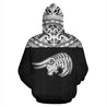 Taurus Zodiac - Poly All Over Hoodie Black Version NTH140834-Apparel-NTH-Hoodie-S-Vibe Cosy™