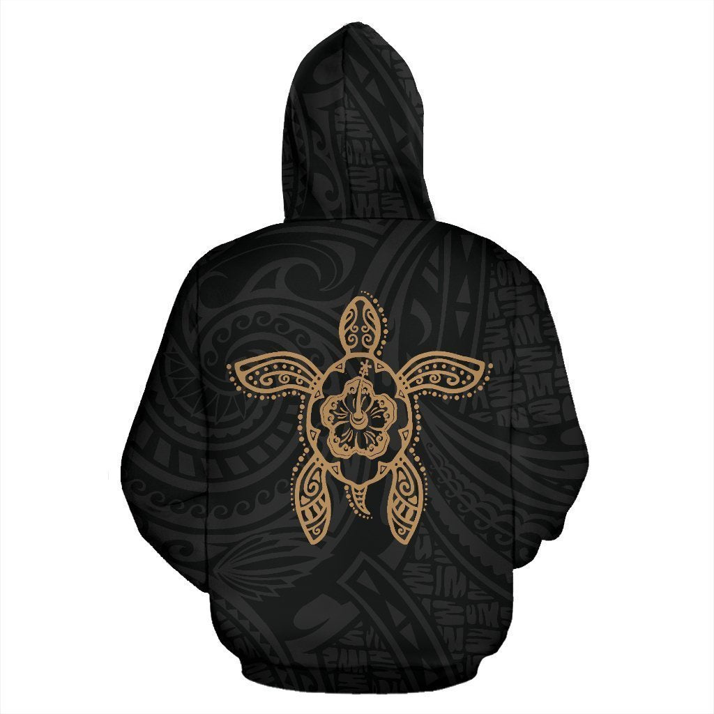 Hawaii Turtle Polynesian Hoodie - Warrior Style J9-ALL OVER PRINT HOODIES (P)-Phaethon-Hoodie-S-Vibe Cosy™