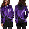 New Zealand Silver Fern Hoodie Dress Purple-Apparel-HD09-Hoodie Dress-S-Vibe Cosy™