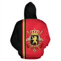 Belgium All Over Hoodie - Straight Version - BN04-Apparel-HD09-Hoodie-S-Vibe Cosy™