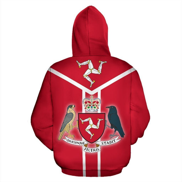 Isle of Man is My Homeland Hoodie A7-Apparel-HD09-Hoodie-S-Vibe Cosy™