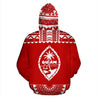 Guam All Over Hoodie - Polynesian Red And White-ALL OVER PRINT HOODIES-HP Arts-Hoodie-S-Red And White-Vibe Cosy™