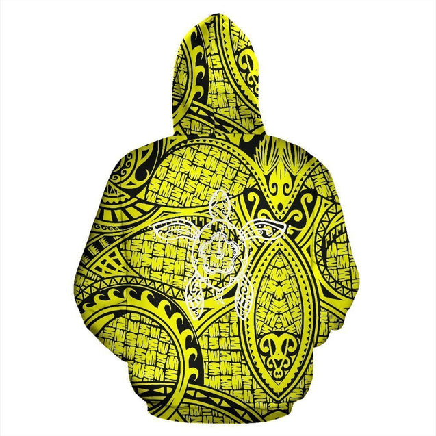 Hawaii Turtle Polynesian Hoodie - Warrior Style - AH J9-ALL OVER PRINT HOODIES (P)-Phaethon-Hoodie-S-Vibe Cosy™