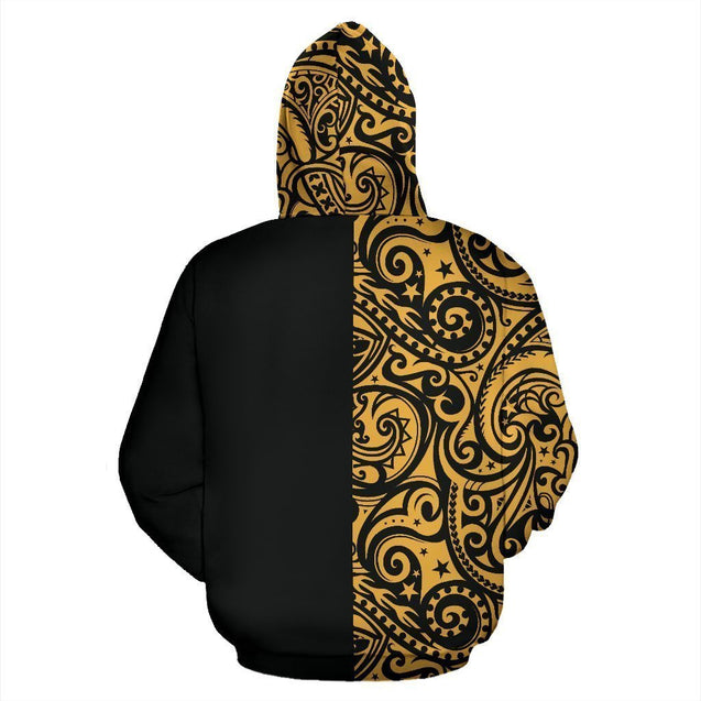 Polynesian Hoodie Half Style 02 - AH TH2-ALL OVER PRINT HOODIES (P)-Phaethon-Hoodie-S-Vibe Cosy™