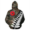 New Zealand Anzac Hoodie, Lest We Forget Remembrance Day Pullover Hoodie HC18801-Apparel-Huyencass-Hoodie-S-Vibe Cosy™