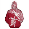 Samoa Hoodie Turtle Mermaid Polynesian Red-ALL OVER PRINT ZIP HOODIES (P)-Phaethon-Hoodie-S-Vibe Cosy™