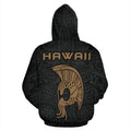 Hawaii Warrior And Helmet Hoodie - AH - J1-ALL OVER PRINT HOODIES (P)-Phaethon-Hoodie-S-Vibe Cosy™