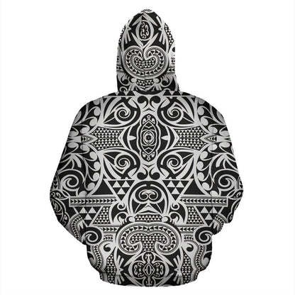 Polynesian Tribal Hoodie 18 - AH - J4-ALL OVER PRINT HOODIES (P)-Phaethon-Hoodie-S-Vibe Cosy™