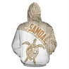 Samoa Hoodie Turtle Mermaid Polynesian White Gold-ALL OVER PRINT HOODIES (P)-Phaethon-Hoodie-S-Vibe Cosy™