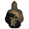 Samoa Hoodie Turtle Mermaid Polynesian Gold-ALL OVER PRINT HOODIES (P)-Phaethon-Hoodie-S-Vibe Cosy™