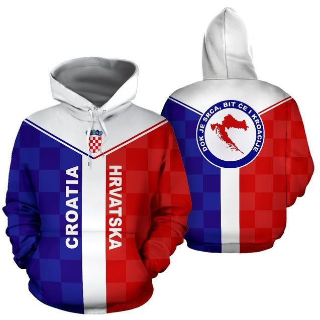 Croatia Rising Pullover Hoodie A6-Apparel-Khanh Arts-Hoodie-S-Vibe Cosy™