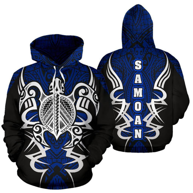 Samoan Turtle Polynesian Hoodie - Armor Style 03 PL-ALL OVER PRINT HOODIES (P)-PL8386-Hoodie-S-Vibe Cosy™