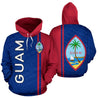 Guam All Over Hoodie - Polynesian Straight Version-ALL OVER PRINT HOODIES-HP Arts-Hoodie-S-Blue-Vibe Cosy™