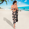 Autumn Fall Floral - Sarong Wrap-Amaze Style™-Autumn Fall Floral - Sarong Wrap-Vibe Cosy™