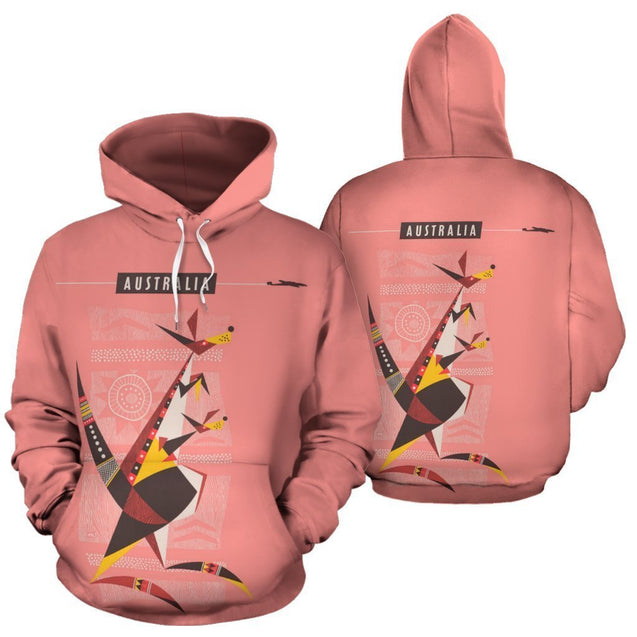 Hoodie Australia Kangaroo Travel™-NNK1806-Apparel-PL8386-Hoodie-S-Vibe Cosy™