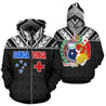 Tonga And Samoa All Over Hoodie - Polynesian Combine Style - BN09-Apparel-Phaethon-Zip-S-Vibe Cosy™