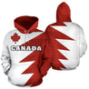 Canada Flag Hoodie Tooth 3d all over printed for men and women PL-Apparel-PL8386-Hoodie-S-Vibe Cosy™