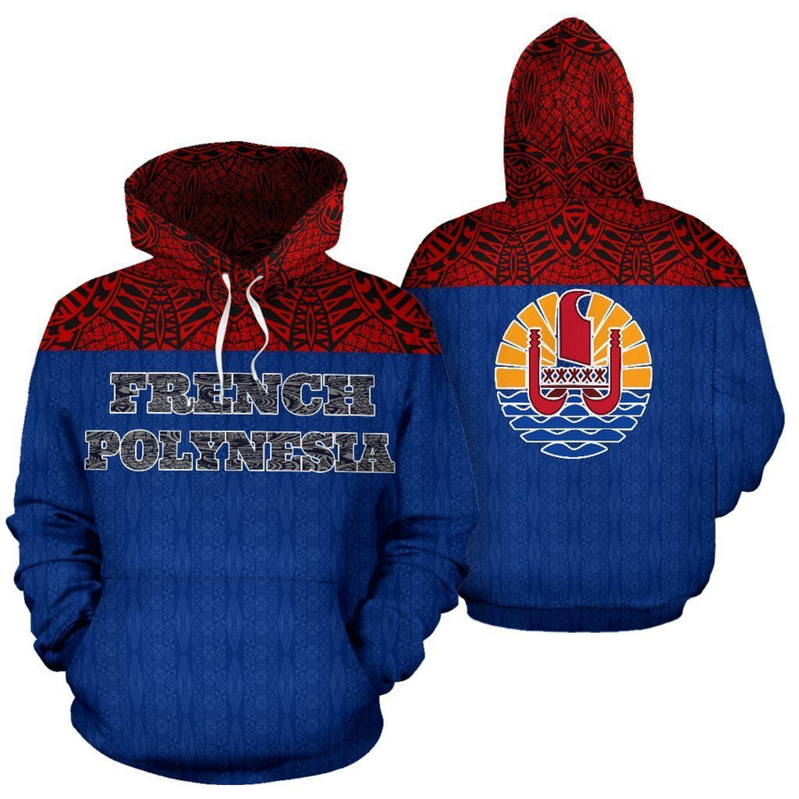 French Polynesia All Over Hoodie - BN04-Apparel-Khanh Arts-Hoodie-S-Vibe Cosy™