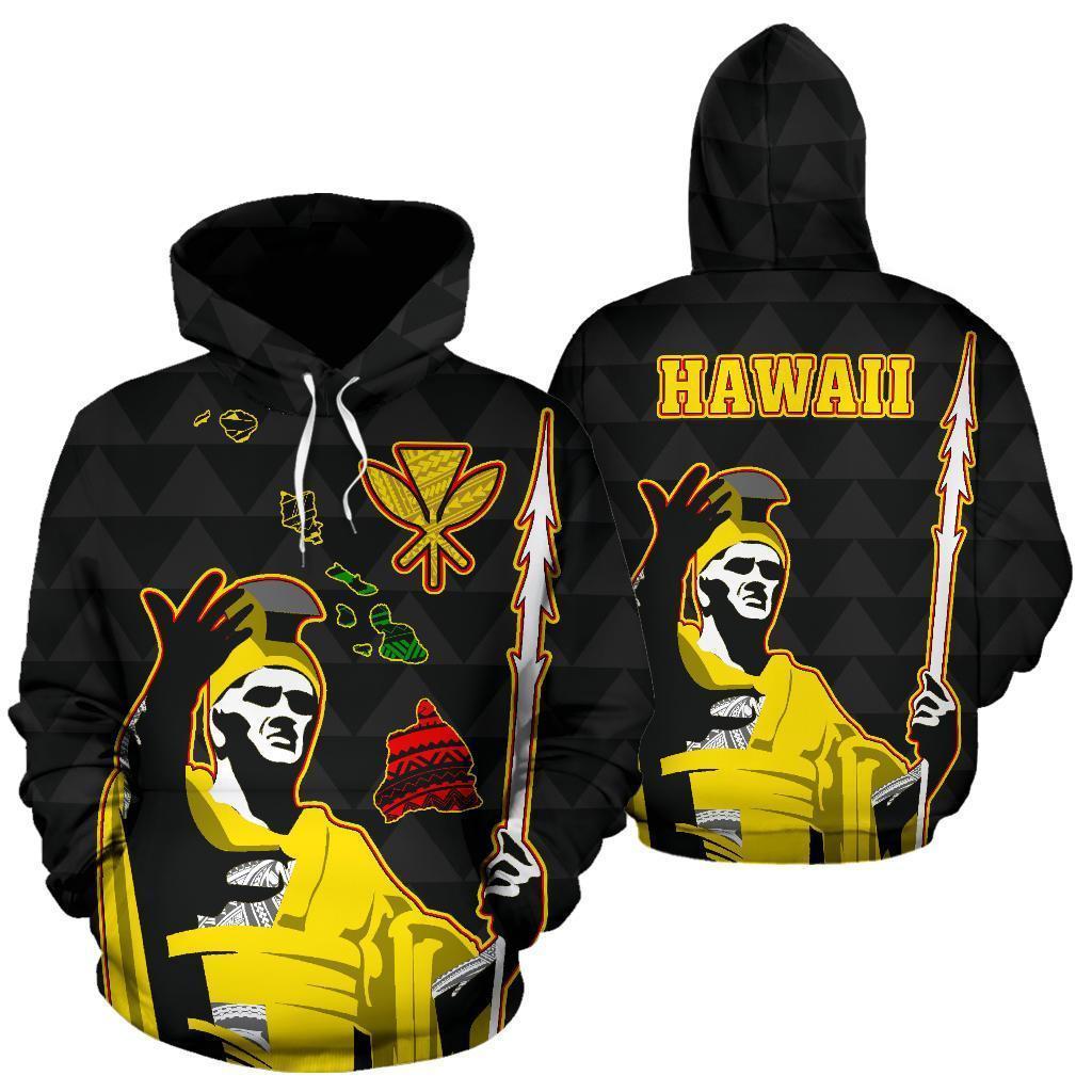 Hawaiian King Guardian Hoodie - AH - J1-Apparel-Phaethon-Hoodie-S-Vibe Cosy™