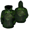 Irish Celtic Cross Shamrock 3D All Over Printed Shirts For Men and Women TT0128-Apparel-TT-Hoodie-S-Vibe Cosy™