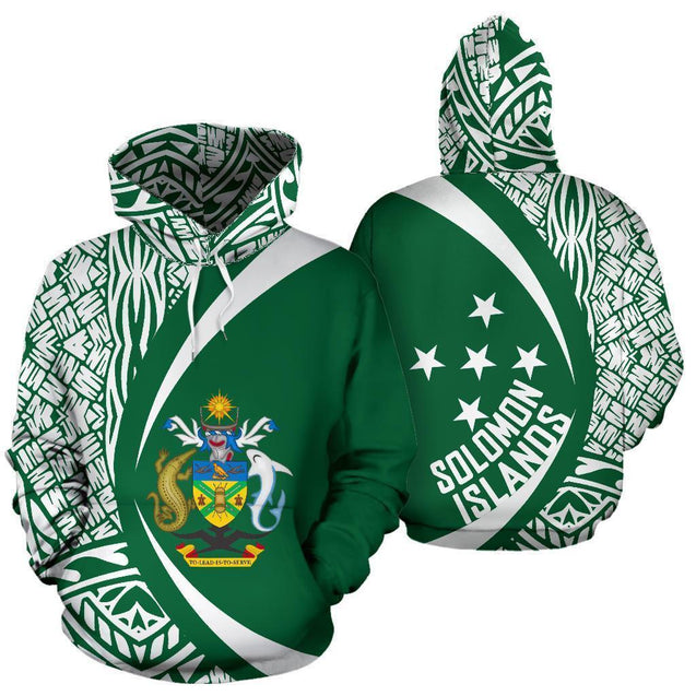 Solomon Islands Polynesian Hoodie - Circle Style 05 - J4-Apparel-Phaethon-Hoodie-S-Vibe Cosy™