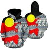 Aboriginal Flag And Pattern All Over Hoodie NNK1440-Apparel-NNK-Hoodie-S-Vibe Cosy™