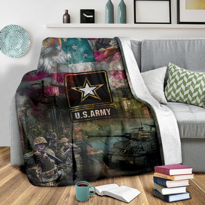 US Army 3D All Over Printed Blanket
