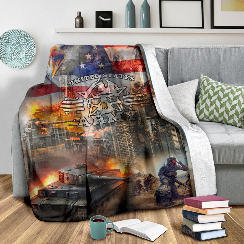 US Army 3D All Over Printed Blanket