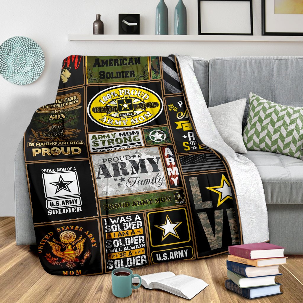 US Army 3D All Over Printed Blanket
